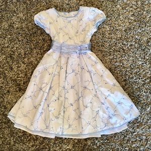 Bitty Baby by American Girl blue embroidered dress